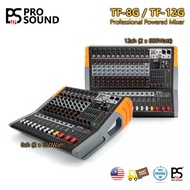 PS Pro Sound TF-8G TF-12G Powered Mixer 2x650Watt High Power Karaoke Multifunction Audio Power Mixer