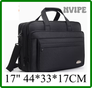 NVIPE Men Business bag briefcase 17 inch Laptop Bag 15.6 " Travel Briefcase with Organizer Messenger Bag Men Business Shoulder Bag POVEA