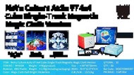 MoYu Aosu V7 4x4 WRM ลูกบอล UV แม่เหล็กรูบิคลูกบาศก์ไม่มีสติกเกอร์ของเล่นตุ๊กตามืออาชีพ Brain Teaser