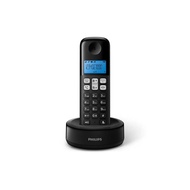 Philips D161 Cordless Phone. Handset Speakerphone. Blue Backlight. 1.6 Inch Display. Safety Mark Approved. 1 Year Wty.