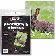 BCW Pack of 100 6X8 Photo Sleeves