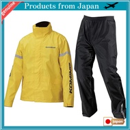 [KOMINE] Motorcycle Rainwear STD Rainwear RK-543 896 Rain Gear Raincoat 03-543 Women's Yellow WL