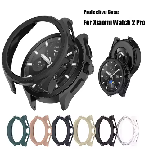 Watch Case Cover For Xiaomi Watch 2 Pro,Smart Watch Case Shell Frame Hard PC Bumper For XiaoMi Watch