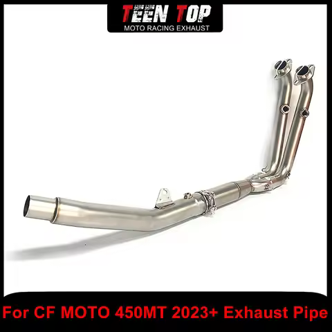 For CF MOTO 450MT 450 MT Exhaust Pipe Euro 5 Stainless Steel Motorcycle Escape 450MT 2023+ Connect t