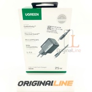 UGREEN 75103 GAN 25W USB-C CHARGER + TYPE-C CABLE 60W SUPER FAST CHARGINGCTC