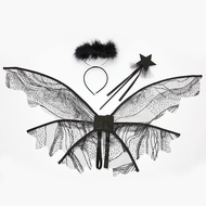 Holiday Party Ball Elf Wings COS Angel Wings Black Butterfly Wings