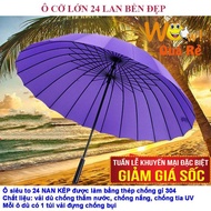 Dù Cầm Tay Cây dù che mưa Ô Đi Nắng Đi Mưa Cây Dù Che Mưa Cỡ Lớn Siêu To Loại 24 Nan. Đường Kính 11