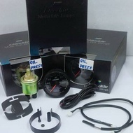 GREDDY Multi Gauge Meter 2 In1 Water Temp/ Oil Temp / Boost / Oil Press / Vacuum / Turbo / RPM