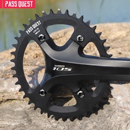 PASS QUEST X110 4claw 110BCD R2000R3000 4700 5800 6800 DA9000 Crankset Round OVAL Hollow Road Bike Parts Narrow Wide Chainrings