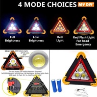 DIY Online4u - Hurry Bolt Multi Function Work Light / Triangle LED Touch Light Warning Light USB Cha