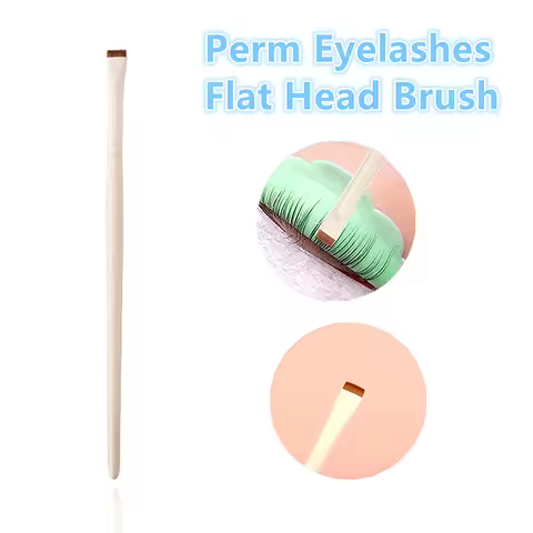 Flat Head Perm Brush Eyelash Separating Tool Lash Lift Brush Eyelash Extension Supplies Lamination L