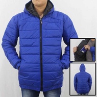 Puffer Men's Thick Jacket -Men's Mountain Jacket Blue-ORIGINAL OLDHAM-WINTER Jacket (NEW)