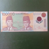 uang kuno 100000 tahun 1997 france mulus