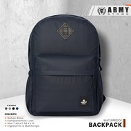 Waterproof backpack WP 007 Navy Premium School backpack