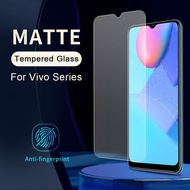 Anti Fingerprint Matte Tempered Glass For Vivo X90 X80 X70 X60 X50 V29e V27 V25 V23e V21 V20 S1 Y01 Y02 Y11 Y12 Y12s Y12a Y15 Y16 Y17 Y19 Y20 Y20s Y20i Y21 Y22 Y27 Y30 Y30i Y31 Y33 Y35 Y36 Y50 Y51 Y52 Y55 Y72 Y75 Y76 Y77 Y81 Y91 Y91i Y93 Screen Protector