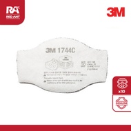 [10 pcs] 3M 1744C P2 PARTICULATE FILTER WITH NUISANCELEVEL ORGANIC VAPOR RELIEF
