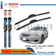 Bosch AEROTWIN Wiper Blade Set for Subaru Legacy (B14) 2009-Present (26/19)