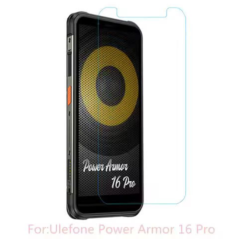 HD Tempered Glass for Ulefone Power Armor 16 Pro Clear Screen Protector for Ulefone Armor 16Pro Ultr