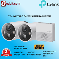 TP-LINK TAPO C400S2 / C420S2 2K QHD BATTERY OPERATED RECHARGEABLE OUTDOOR/INDOOR WIRELESS SMART IP C