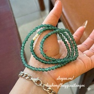 Lam Ngoc Ice 3-wound Bracelet Chain 7A Size 6mm Svip