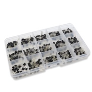 300PCS TO-92 Assorted Kit 2N2222 S9012 S9013 S9014 S8050 S8550 2N3904 2N3906 2N5401 2N5551 A42 A92 A