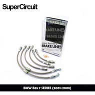 BMW E65 7 SERIES (2001-2008) 4 HOSE - SUPERCIRCUIT BRAIDED BRAKE LINES