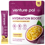 Venture Pal Sugar Free Electrolyte Powder Packets - Liquid Daily IV Drink Mix for Rapid Hydration &