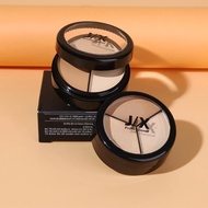 J/X Professional /jx Three-color Concealer Pan to Cover Spots/ Acne Marks/ Dark Circles Under the Ey