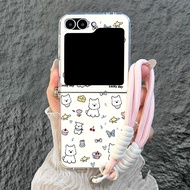 Ready Softcase TPU Casing Foldable Cute Case Samsung Z Flip 7 6 5 4 3 2 And For Casing hp OPPO FIND 