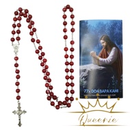 Prayer & Rosary Sheets 77x Our Father | Rosary Beads Marble Pattern | Catholic Prayer Necklace