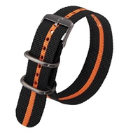 Luminox Strap - Luminox Strap 23mm- Nylon Strap - Nylon Strap - Black Orange