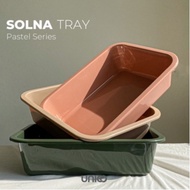 Pastel Multipurpose Plastic Tray - Solna Tray Series Unico Food Storage Container Airtight Container