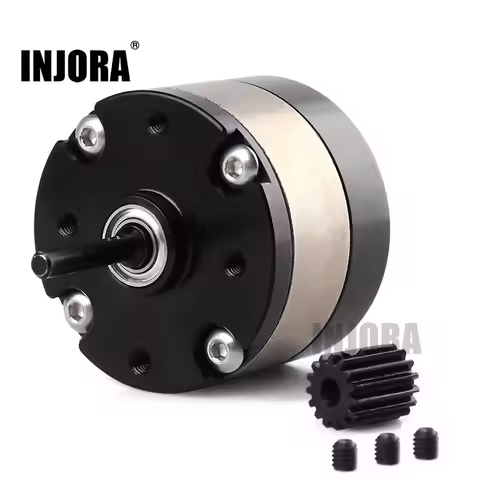 INJORA Metal 1:3 Ratio Reducer Planetary Gearbox Transmission Box for 1/10 RC Crawler Car Axial SCX1
