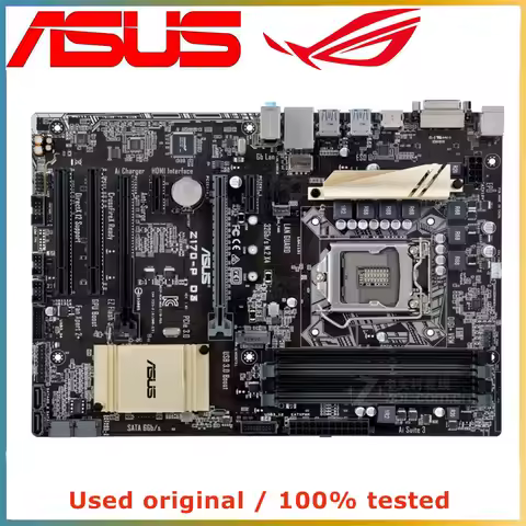 For ASUS Z170-P D3 Z170 Z170A DDR3 LGA1151 ATX Motherboard