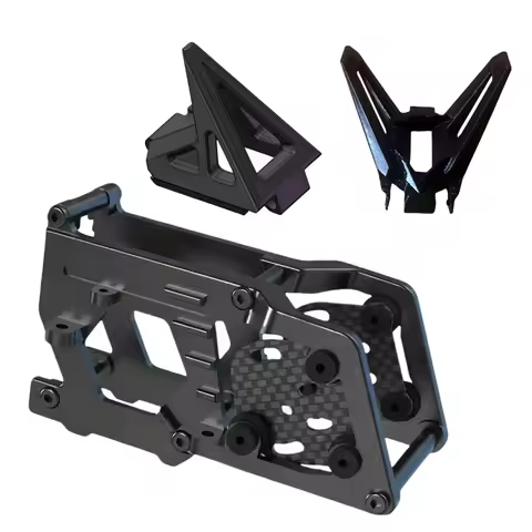 FPV Drone CNC Aluminum Alloy Modular Head Optional Antenna Seat/O4 VTX Mount/Lens Case for SpeedyBee