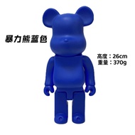 bearbrick bearbrick400% Hand-Made Ornaments Blue Movable Joint Bearbrick Tide Play Doll Ornaments