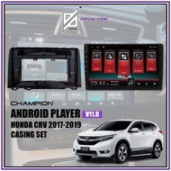 Honda CRV 17-19 SUMA 9" Inch Player + Casing (Set) Mirrorlink Android 9.0 GPS WITH WORLD TV CHANNELS