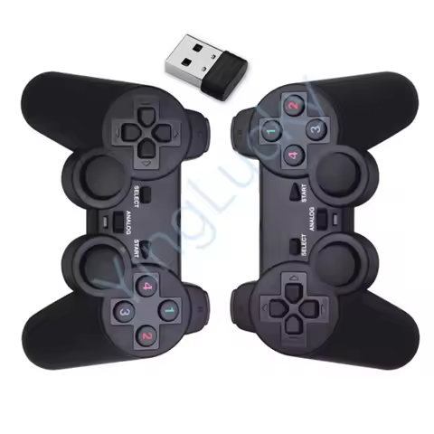 New Double Wired Wireless Joypad For Pandora Box 3D Pandora's DX Gaming Controller Arcade Board PC C