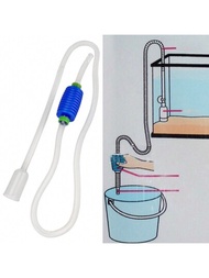 1入組魚缸換水器虹吸軟管洗砂過濾器軟管自動清潔幫浦用於魚類糞便清潔
