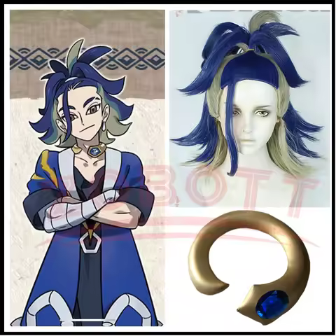 Legends: Arceus Adaman Cosplay Choker Necklace Irida wig Cosplay Props Costume Accessories Halloween