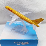 DHL B757 Cargo Diecast Model Airplane 6” w/ Stand | Aircraft Toy Collectible