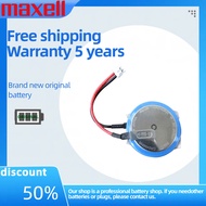 MAXELL CR2450HR Add Lead Connector 3V Button Battery Suitable for Mitsubishi PLC Servo FX3U-32BL Acc