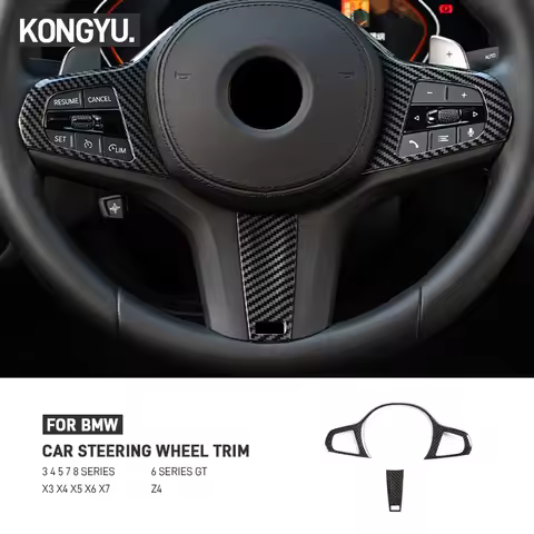 For BMW 3 4 5 7 8 Series X3 X4 X5 X6 X7 G30 G20 F40 G21 G28 G11 G12 Z4 G32 Carbon Fiber Steering Whe