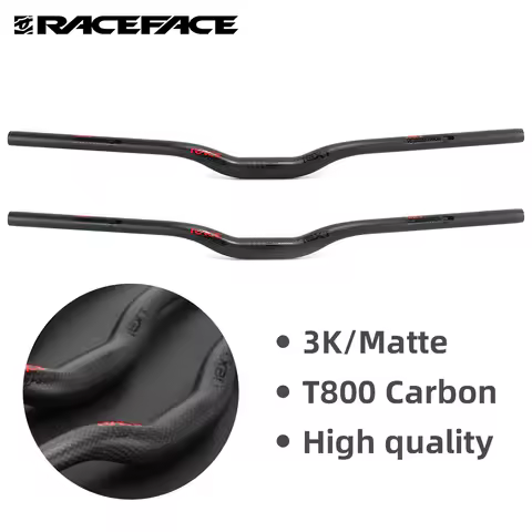 Race Face Next Mountain Bike Carbon Handlebar 3k Matte Carbon Bicycle Swallow-shaped Handlebar 31.8*