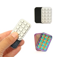 Fidget slider chocolate shaped magnetic metal Fidget toy EDC adult Fidget toy ADHD anxiety relief to