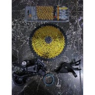 Shimano Deore M5100 11 Speed Gold Groupset Original Japan Federal MTB Commuter Roadbike