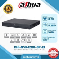 Dahua WizSense NVR 8CH 8PoE 1U Model NVR4208-8P-EI