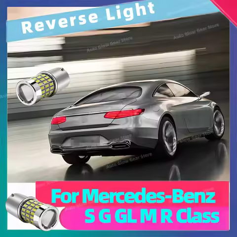 2x Led Reverse Light Bulbs P21W BA15S 1156 For Mercedes-Benz S G GL M R Class W220 C215 W416 W463 X1