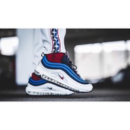 NIKE AIR MAX 97 SE PULL TAB White Red Blue Reflective AQ4126-400
