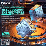 Cóc Sạc Nhanh 67W Wekome WP-U08 3 cổng và Cóc Sạc Nhanh 35W Wekome WP-U07. LKP